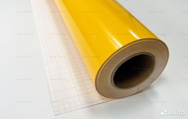 Самоклеящаяся пленка желтая и черная / oracal 551