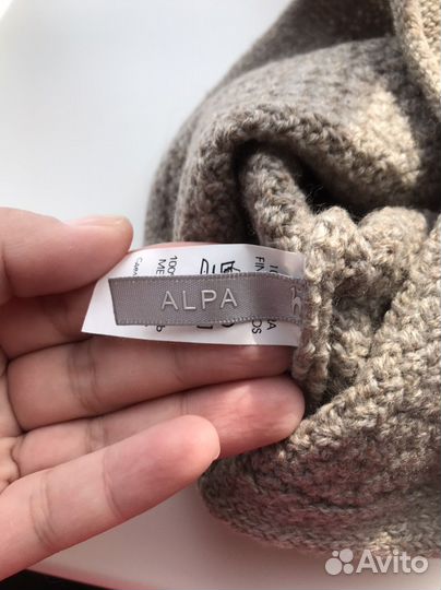 Женская шапка alpa шерть мериноса