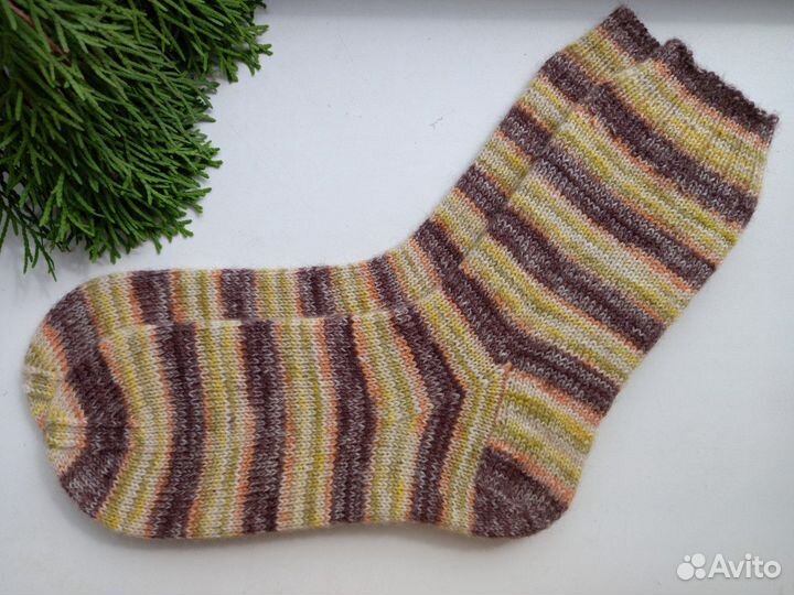 Носки шерстяные вязаные женские