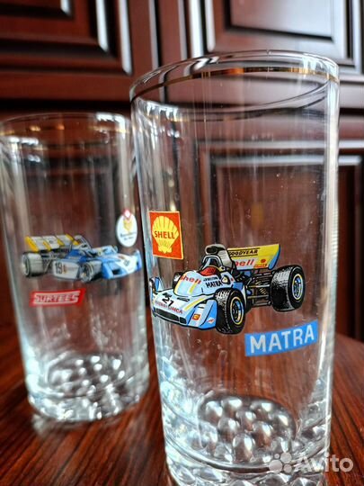 Стаканы богемское стекло Чехословакия