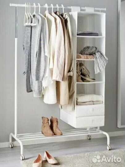 Вешалка IKEA ригга + органайзер