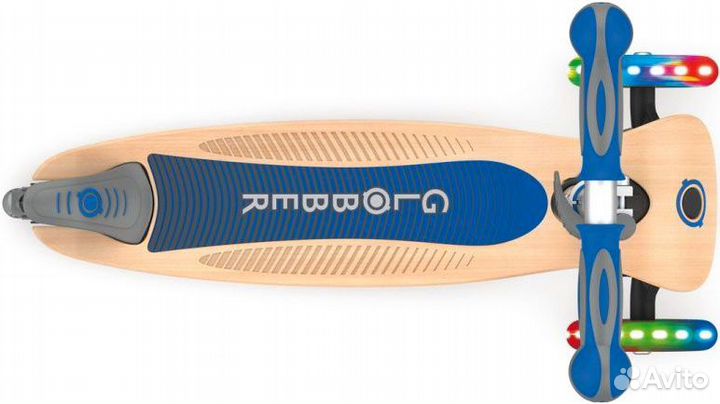 Самокат трехколесный Globber primo foldable wood l