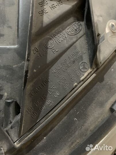 Фара передняя левая w164 ml