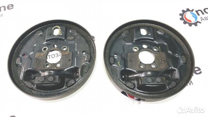 Щитки тормозные комплект задние Skoda Rapid 1 NH