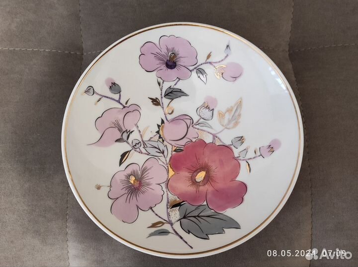 Тарелочка фарфор лфз