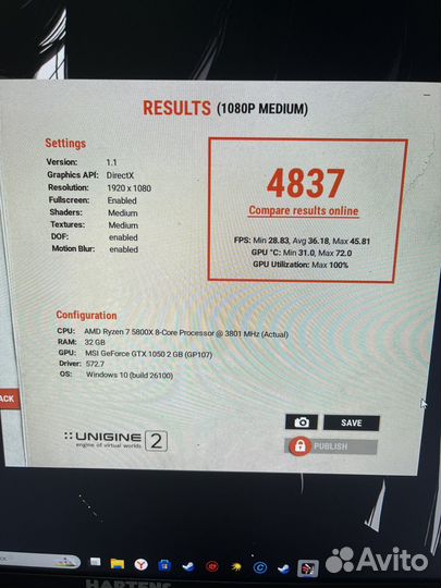 Видеокарта gtx 1050 2gb