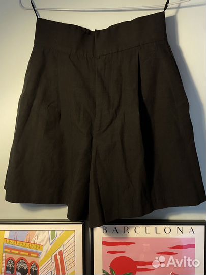 Льняные шорты zara