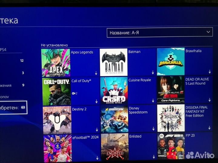 Sony PS4 1tb + 62 игры