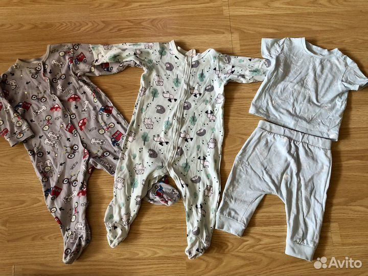 Вещи пакетом на мальчика 74 80