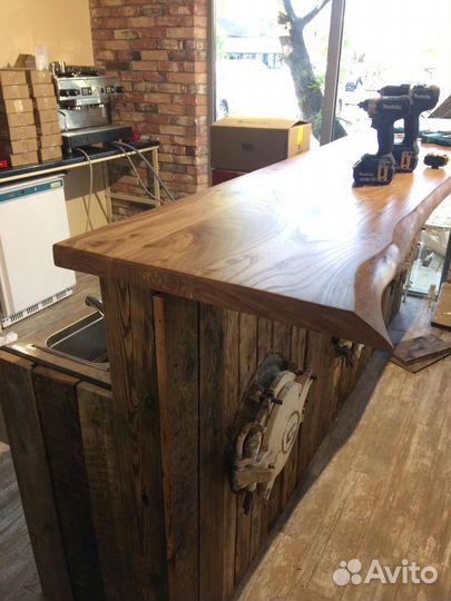 Столешница, стойка, полки, стеллаж, скамьи