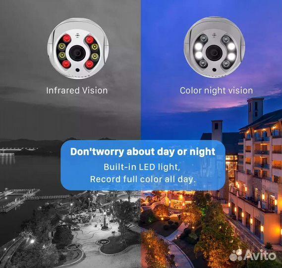 Уличная камера видеонаблюдения Besder 3mp