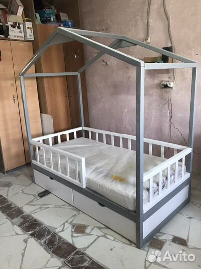 Кроватка домик тучка