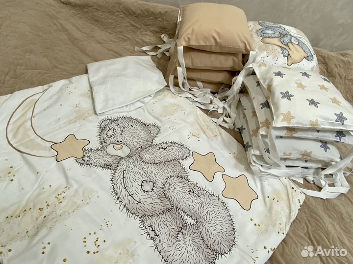 Бортики в детскую кроватку 