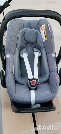 Maxi cosi pebble plus +2waiFix. Автолюлька с базой