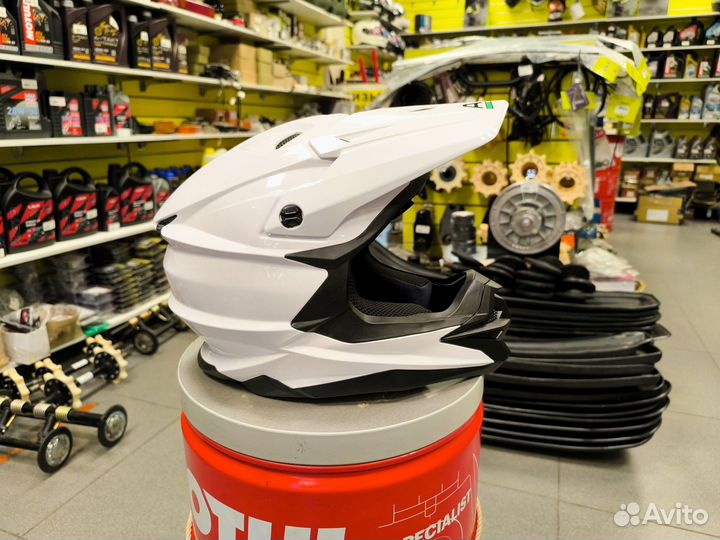 Шлем AiM JK803 White Glossy, Р-Р: M