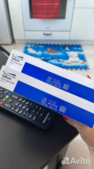 Однодневные линзы bausch & lomb -0,50