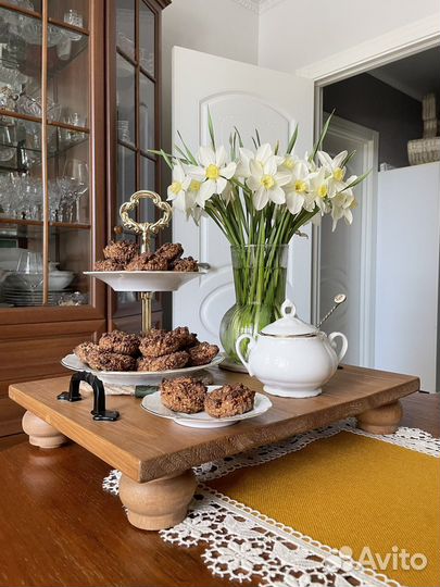 Подносы декоративные, полочка сота