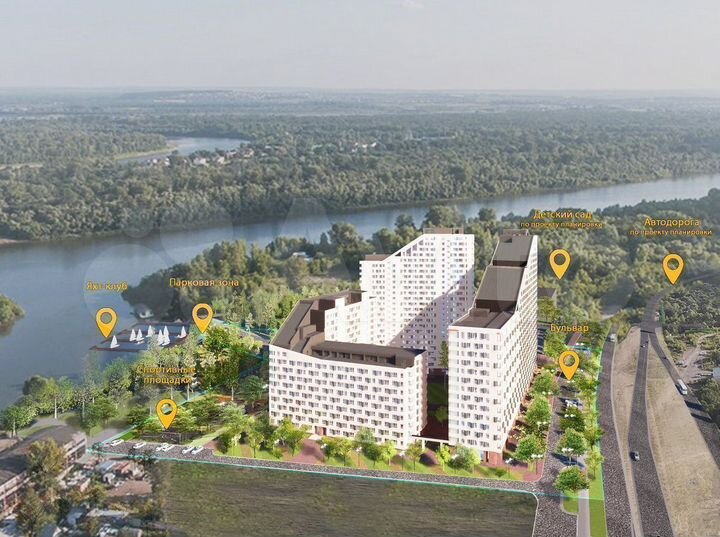 2-к. квартира, 39,1 м², 2/11 эт.