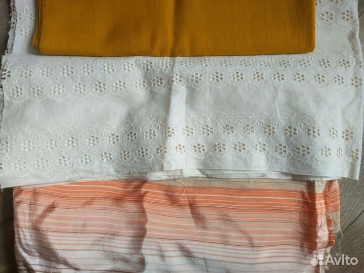 Отрезы ткани СССР шёлк, шерсть, вискоза, шитьё