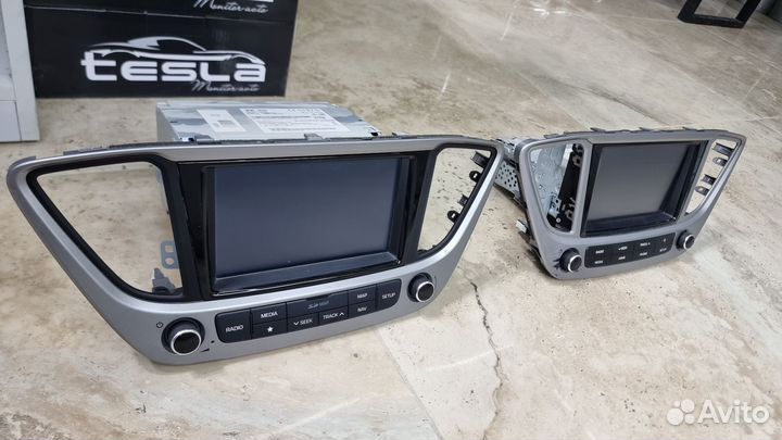 Штатная магнитола на Хёндай Солярис люксовое ммс