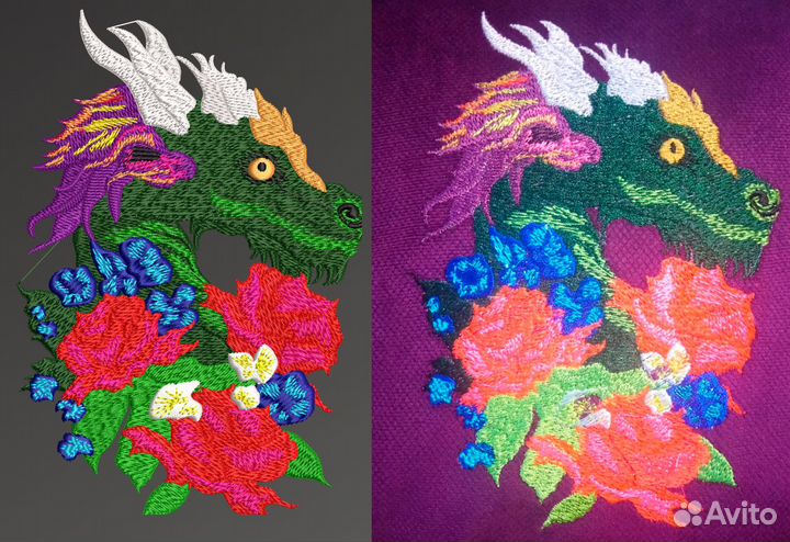 Создание дизайнов машинной вышивки