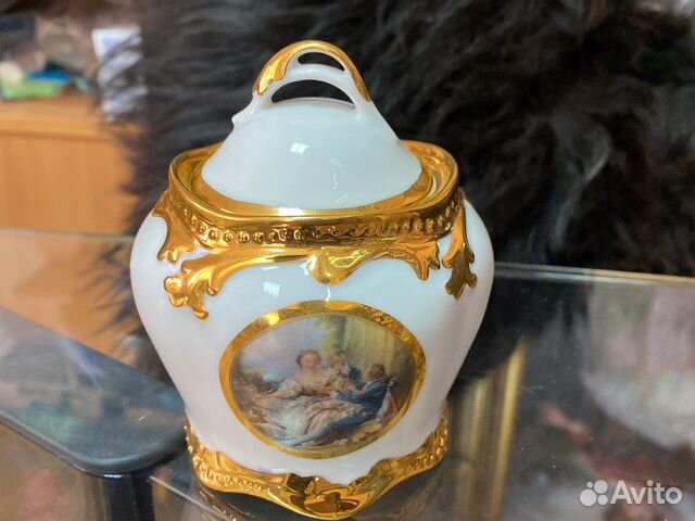 Сахарница Италия золото