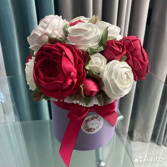 Сладкие букеты из зефира