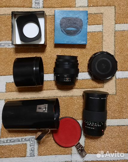 Объектив Pentacon Prakticar auto135 MC и др