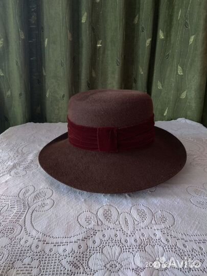 Шляпа фетровая женская