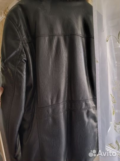 Кожаная куртка мужская 52 54 новая
