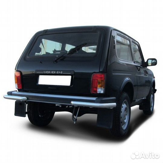 Защита заднего бампера Ваз 21213 (niva) 3 дв