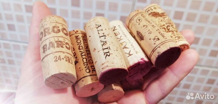 Винные пробки из под элитных вин