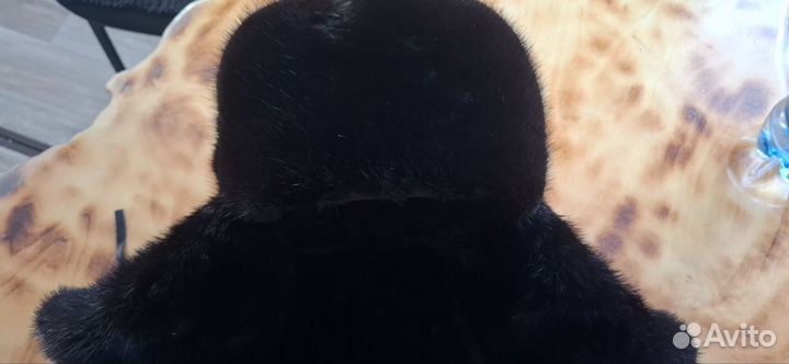 Шапка ушанка норковая мужская