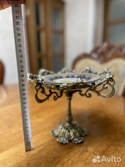 Конфетница бронзовая