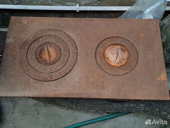 Старинная печная плита