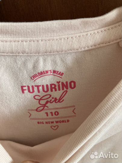 Лонгслив для девочки 110