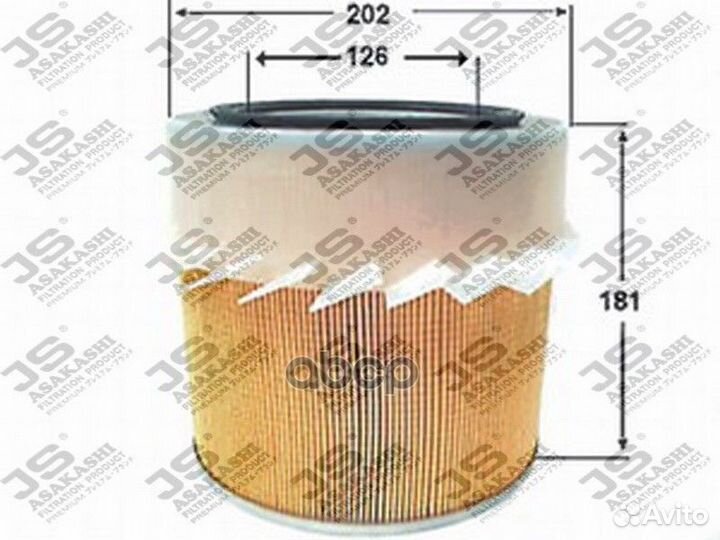 Фильтр воздушный A427J JS Asakashi
