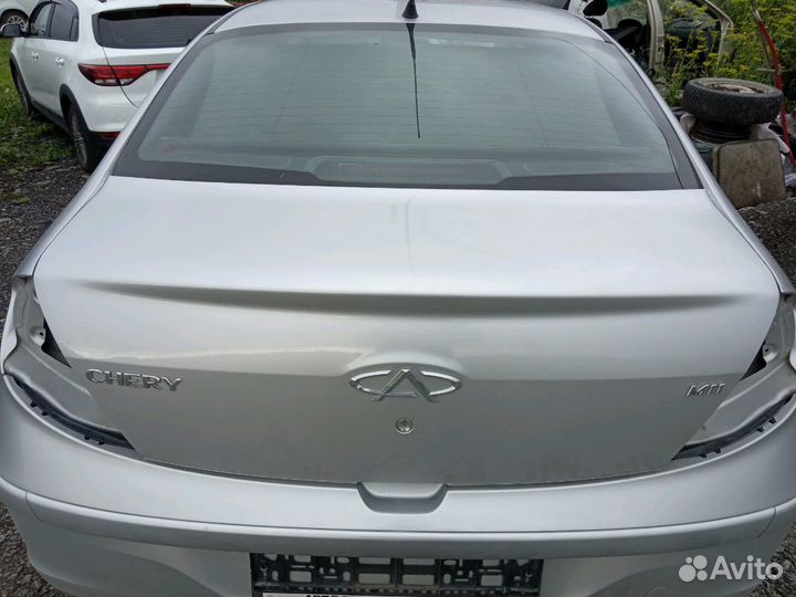 Крышка багажника серебро Chery M11 в сборе