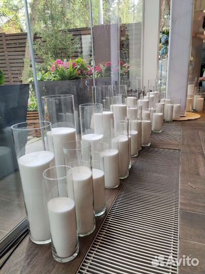 Насыпные свечи аренда большое количество