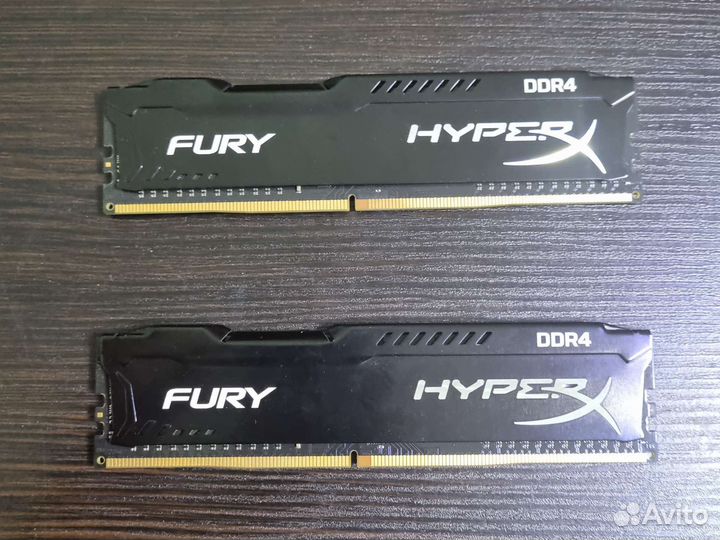 Оперативная память ddr4 hyperx fury 8gb