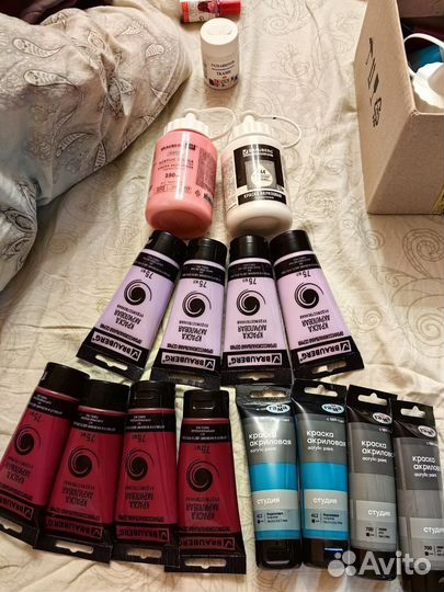 Акриловые краски художественные