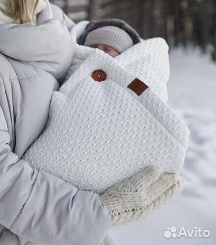 Конверт одеяло на выписку loom