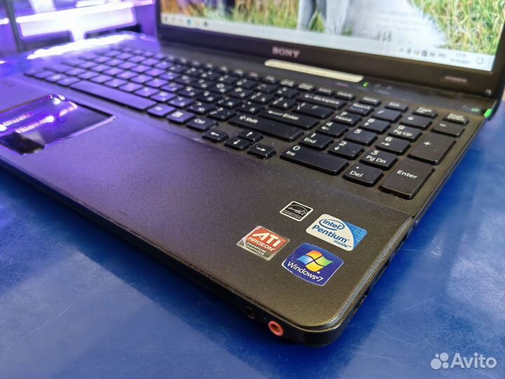 Ноутбук Sony Intel процессор ssd диск