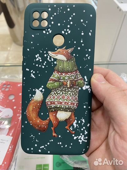 Новогодний чехол накладка Xiaomi Redmi 9C