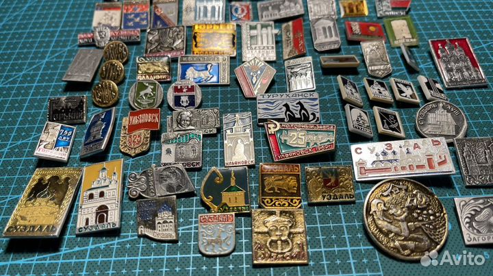 Значки ссср. Города