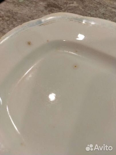 Блюдо. Фарфор. Кузнецов