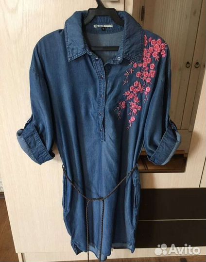 Джинсовое платье отдаю