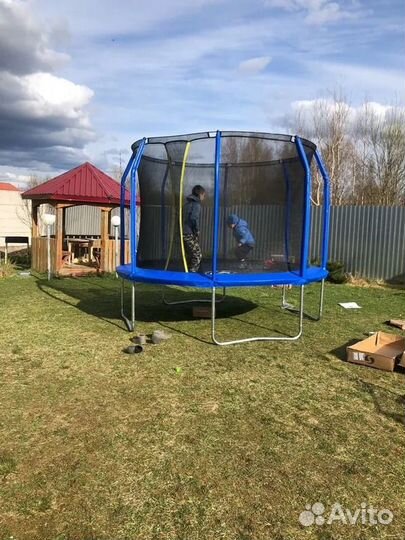 Батут с сеткой