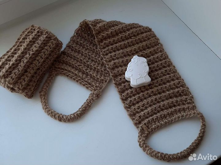 Мочалка из джута