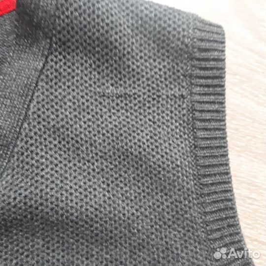 Жилет школьный серый